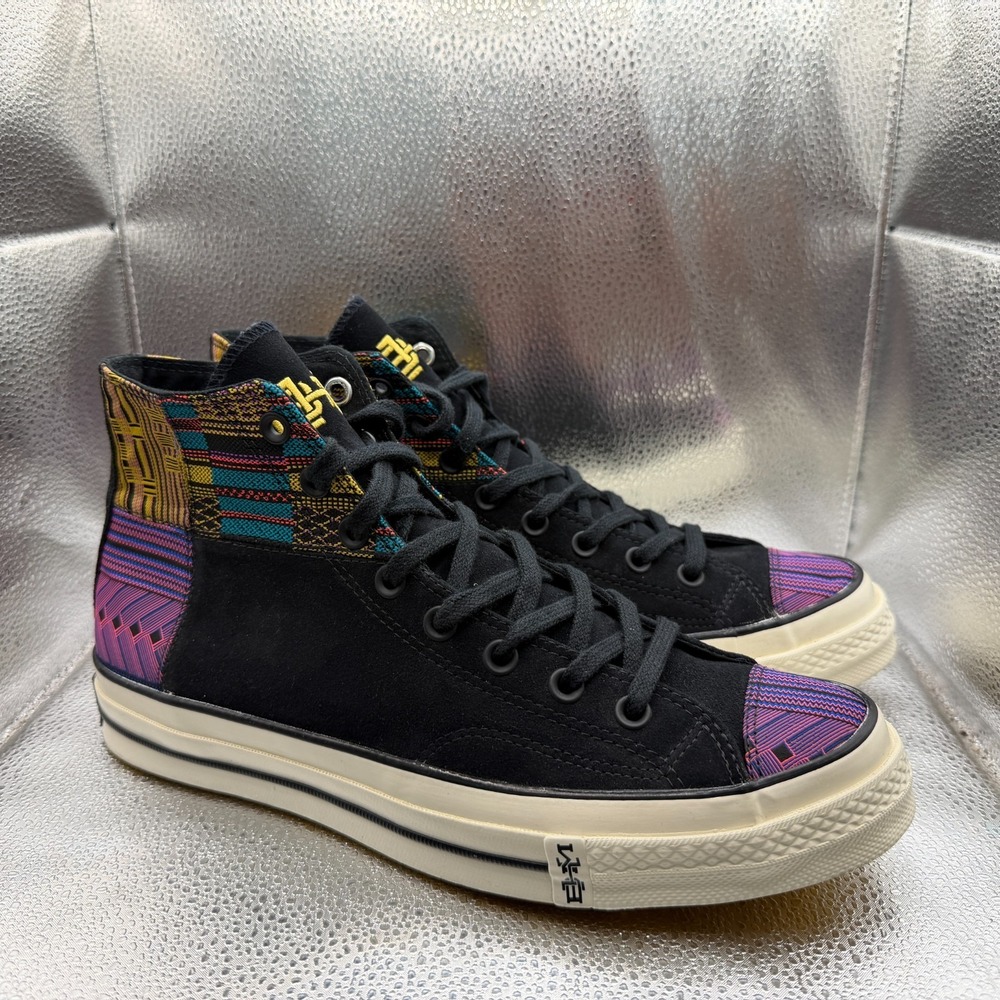 Size‎ 10.5M/12.5W Converse Chuck 70 BHM Patchwork Hi Black Unisex Shoes 165556C